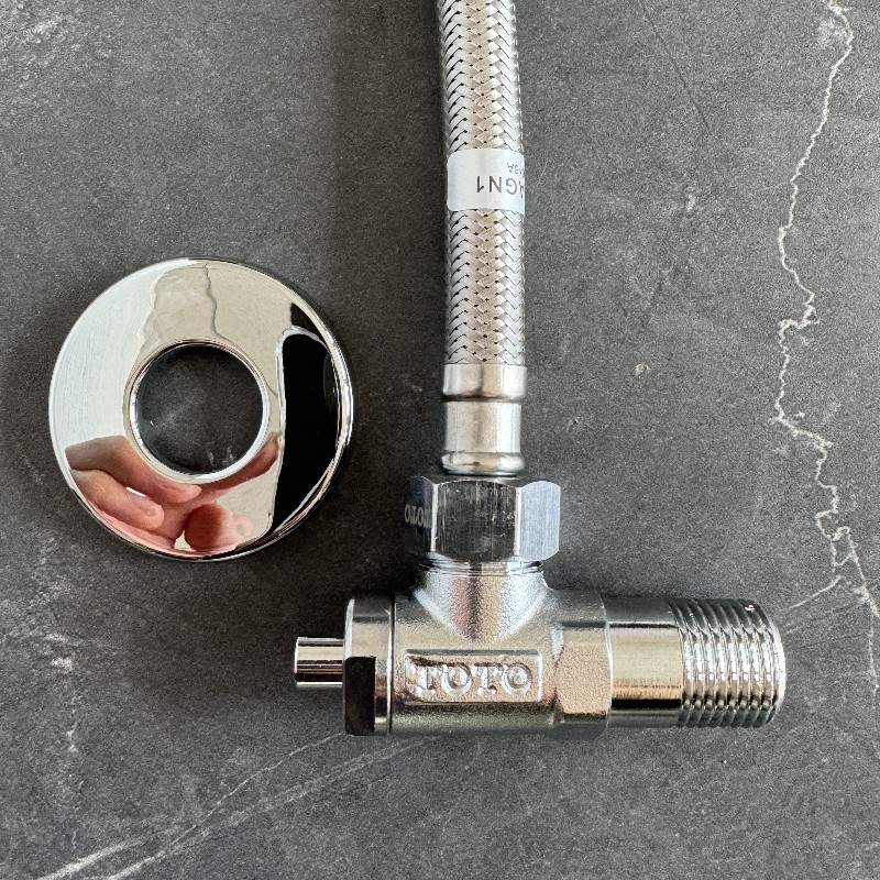 TOTO分体马桶安装配件角阀三角阀软管五金安装D101AGN1