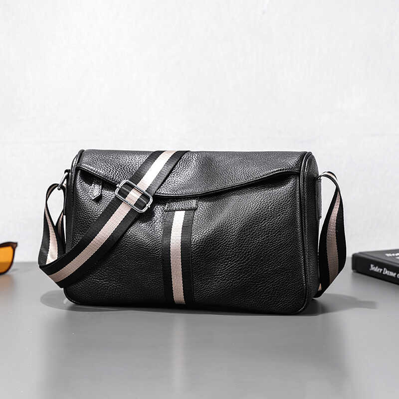 高级感男士斜挎包机能工装日系休闲配牛皮时尚背包单肩包男枕头包,箱包皮具/热销女包/男包,男士包袋,淘宝优惠券,粉丝福利购,淘宝优惠卷