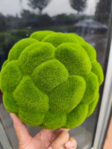 仿真苔藓球植绒球装饰仿真青苔藓装饰摆设道具球
