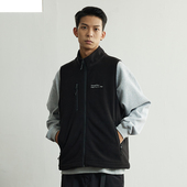 VMCL 刺绣标柔软亲肤双面摇粒绒马甲背心保暖男秋23AW vermicelli