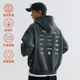 VMCL满版 LOGO发热恒温暖皮抓绒拉链连帽卫衣男女24AW vermicelli
