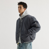 VMCL弯刀袖 短宽MA1飞行员夹克夹棉外套秋冬男国潮24AW vermicelli