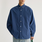 VMCL抗皱易打理 vermicelli 男24AW 拼接隐藏口袋通勤百搭长袖 衬衫