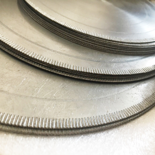 玉石切割片德派锯片翡翠电镀金刚石直牙切片油锯刀片玉石切割锯片