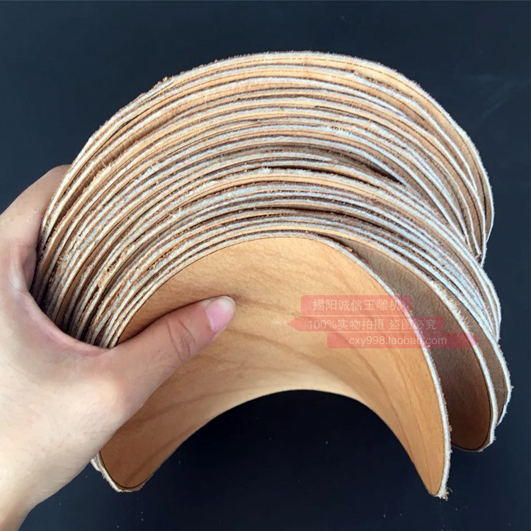 玉石镜面抛光纯牛皮玉器打磨片