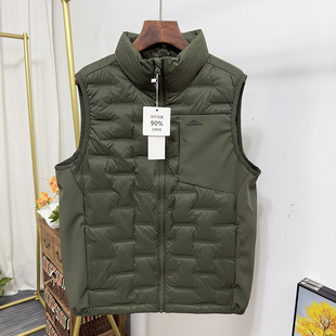 户外运动修身轻型羽绒马甲男马夹轻薄背心坎肩冬季保暖羽绒服外套