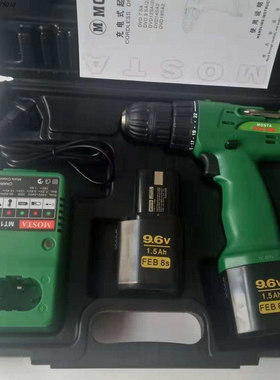 MOSTA妙达充电手电钻DVD9SA电转电动螺丝刀FEB8S9.6V电池充电器