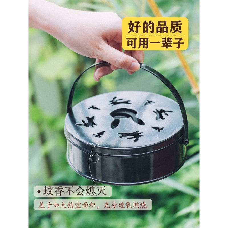 Iron art Incense holder Mosquito Box With cover Fireproof European style Silk screen baby children Ash Tray householdin the Home accessories , Vaporizer  category - from Buy2taobao.com to provide professional Taobao agent buy service