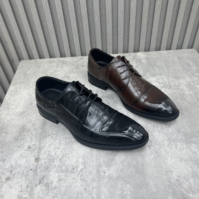 厂家断码处理真皮男鞋2024秋季新款头层牛皮商务鞋正装男士皮鞋