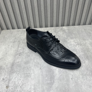 新款 2024秋季 商务德比鞋 正装 厂家断码 头层牛皮男皮鞋 处理真皮男鞋