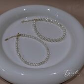 TYUSHA经典 4mm精致百搭 极强光正圆天然淡水baby珍珠手链女极细3