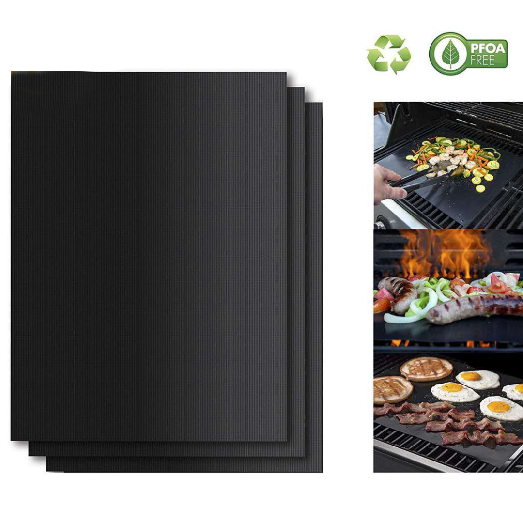 特氟龙不沾涂层bbq户外烧烤垫