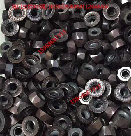 进口刀具二手数控刀片三菱R2-R6-R8圆刀粒9成新RPMT1204M0E