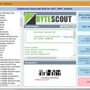 Bytescout Generator SDK v7.6.3.1248 BarCode