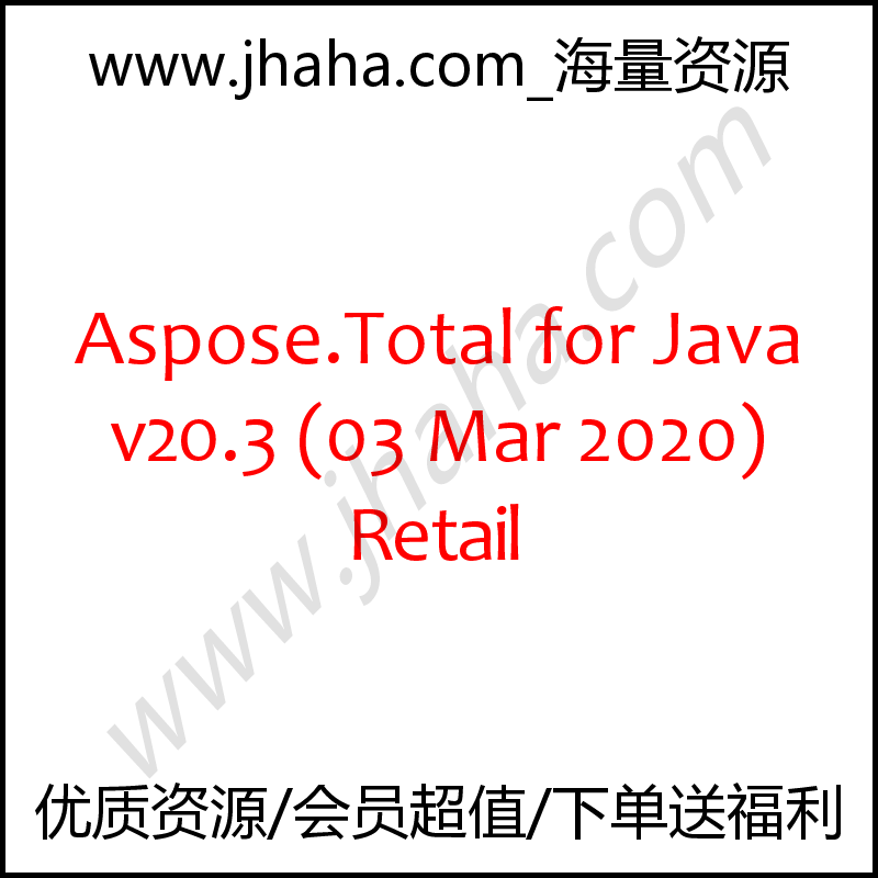 Aspose.Total for Java v20.3