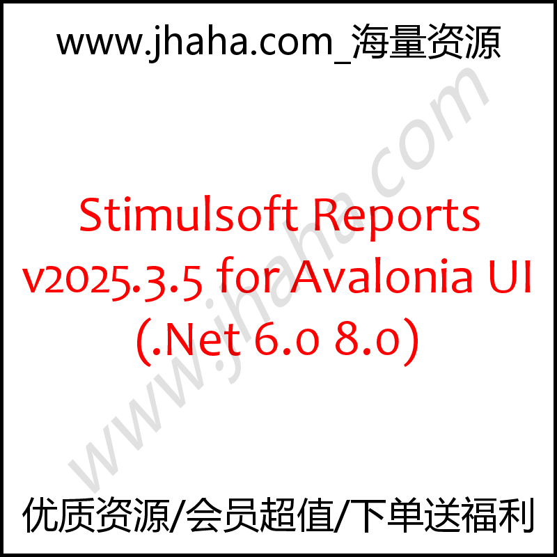 Stimulsoft Reports v2025.3.5 for Avalonia UI .Net 6.0 & 8.0