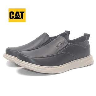 开车鞋 男士 皮鞋 低帮英伦复古休闲鞋 真皮 CAT男鞋 卡特彼勒经典