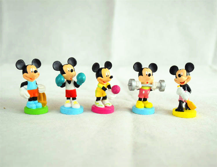 米老鼠静态模型摆件公仔 运动会款式 多款造型可选