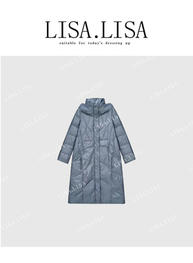 特！线下799~超高性价比暖冬穿搭90白鸭保暖中长款羽绒服L11384