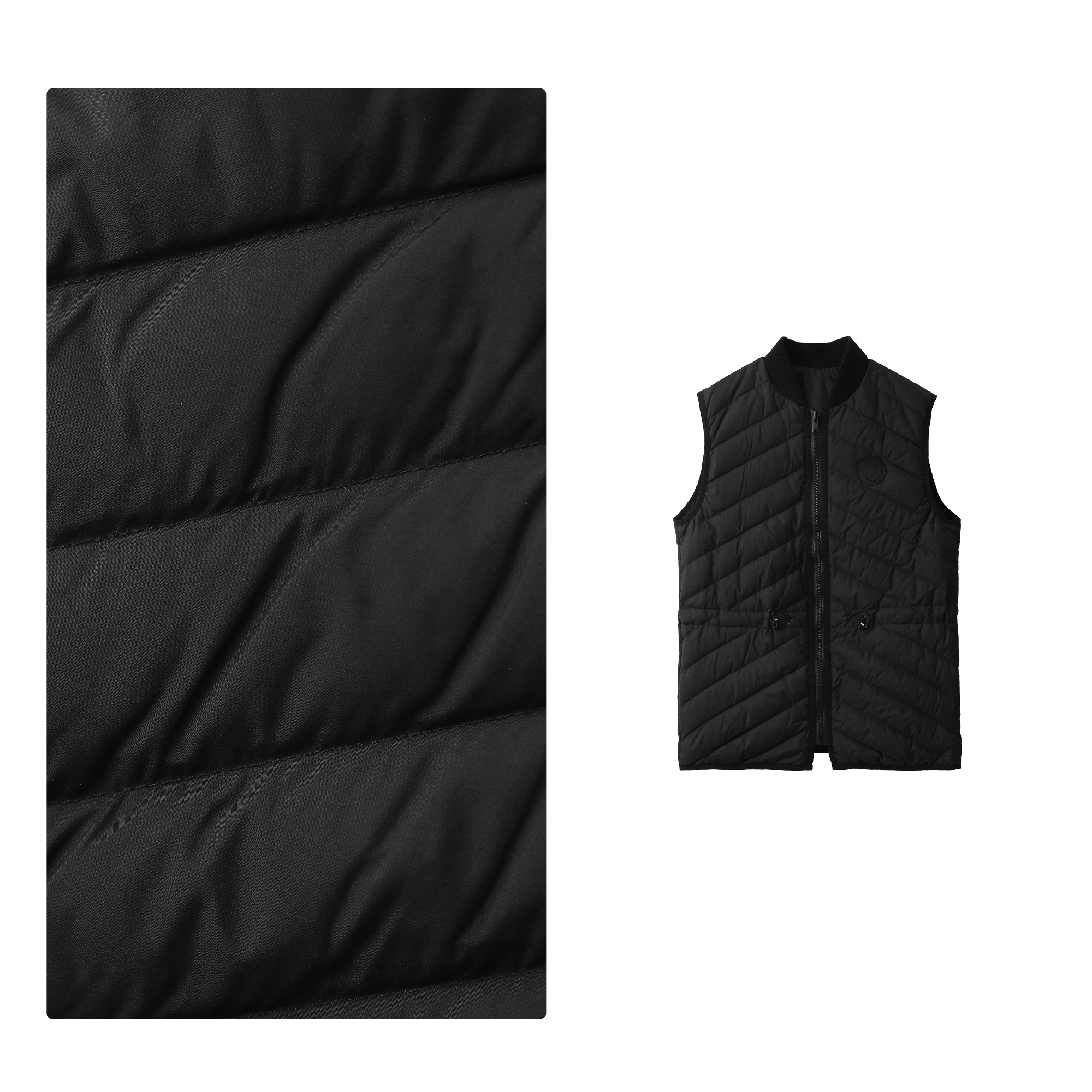 门店69&9！牛奶吐司马甲」轻薄舒适叠穿佰搭立领羽绒服外套M13794