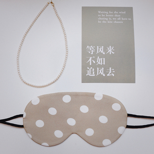 安娜恳恳 花眠 双面真丝护眼罩轻薄不压眼睡眠舒适透气遮光桑蚕丝