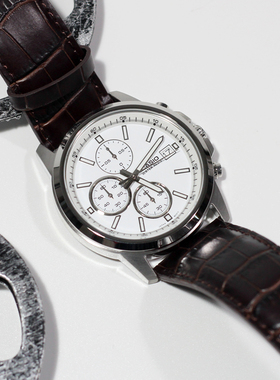 【G表弟】卡西欧 商务绅士系列 极简休闲皮带款石英表