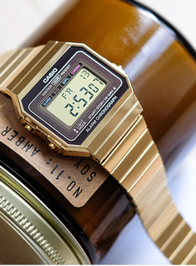 【G表弟】卡西欧Casio  新款 超薄表盘 小方块 电子手表