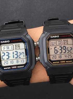 【G表弟】卡西欧  方形 经典款 电子表