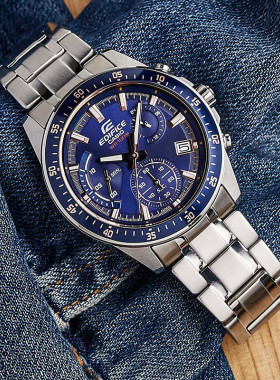 【G表弟】卡西欧 EF商务 绅士系列 防水石英表