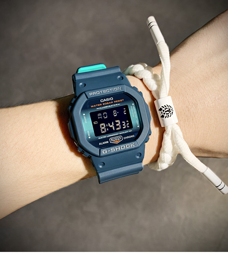 【g表弟】卡西欧防水运动海军蓝