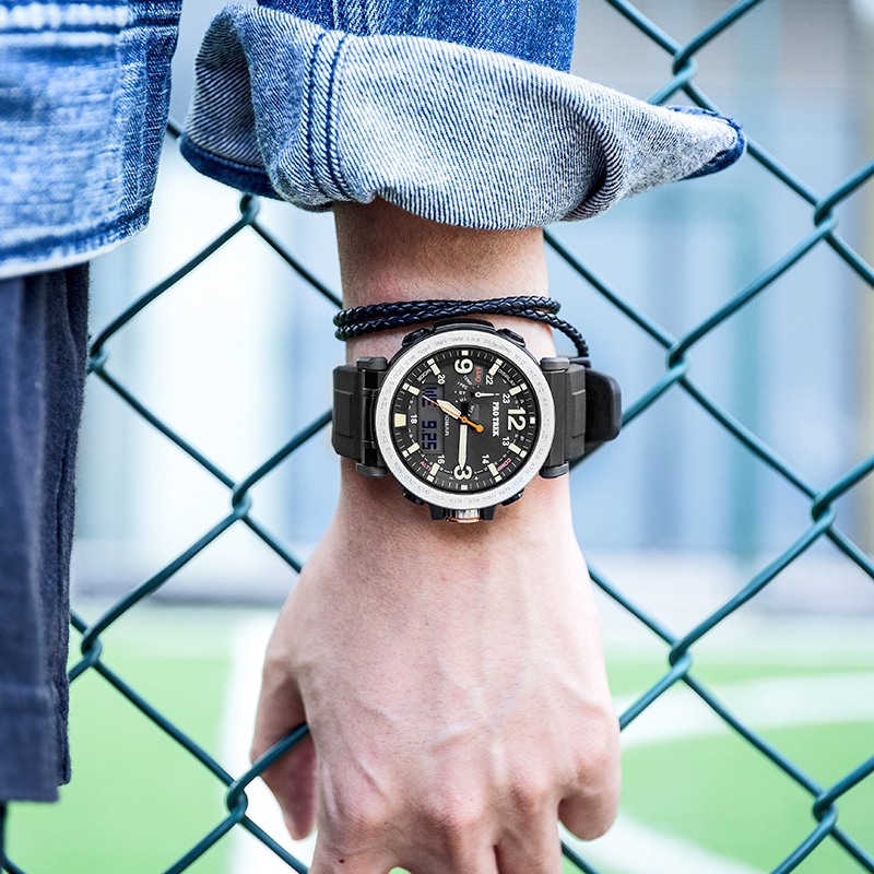 卡西欧高端登山系列防水运动手表