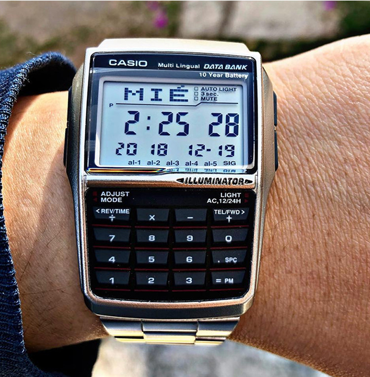 【g表弟】卡西欧复古计算器钢带