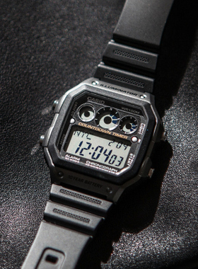 【G表弟】卡西欧 复古数显 机械师 电子 防水运动 手表