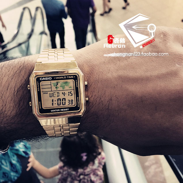 卡西欧表弟新款复合钢带