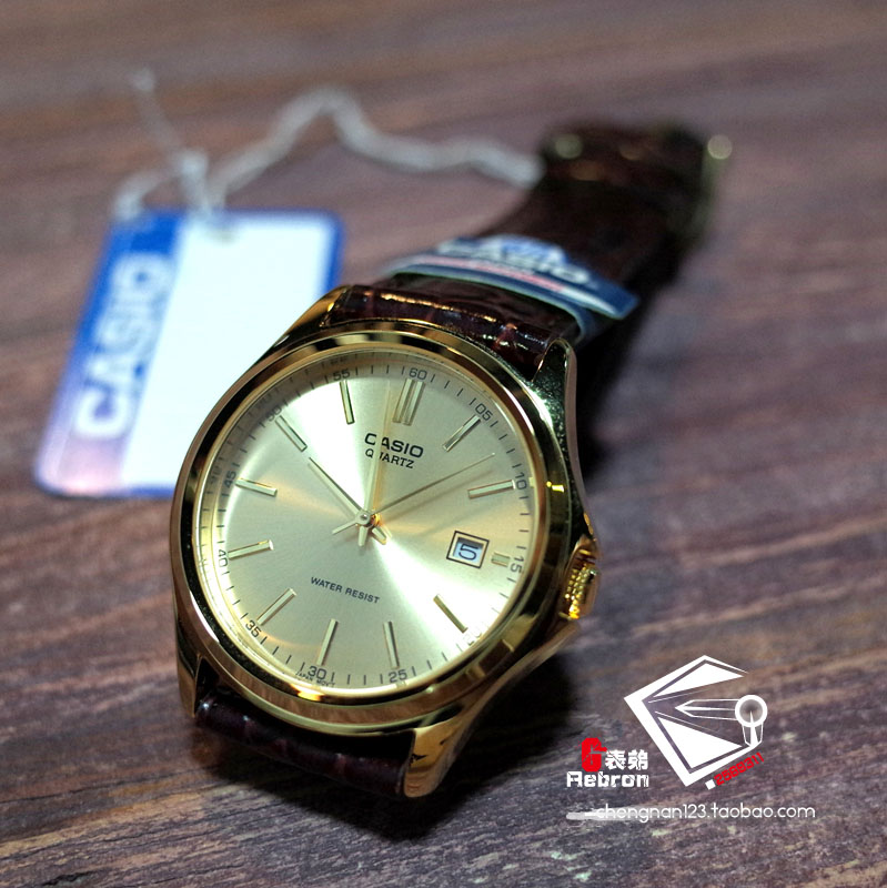 【g表弟】卡西欧金色石英表表盘