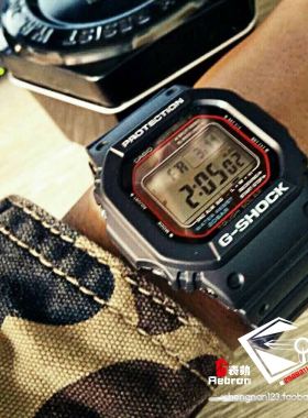 【G表弟】5600经典红圈 六局电波 手表