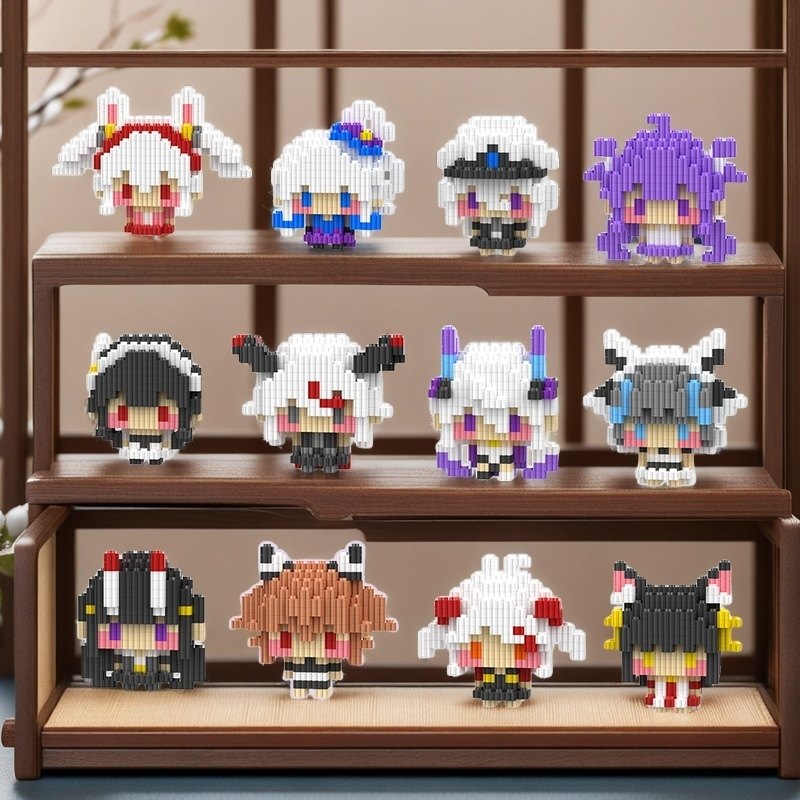 飞行路线手办礼物积木玩具