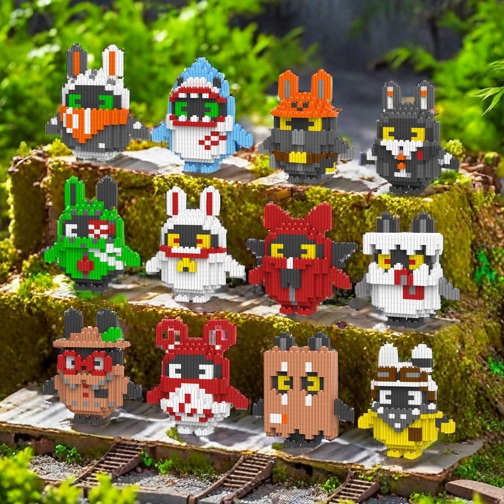 一直拼串联绝对区域颗粒益智玩具