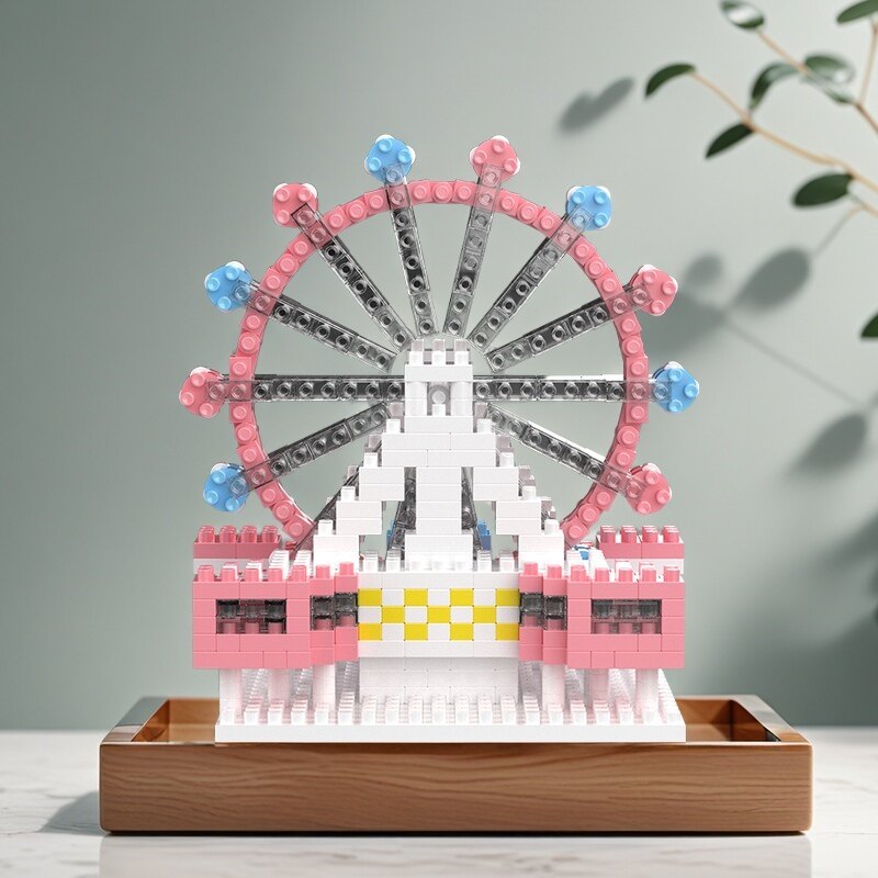 【摩天轮】积木玩具礼物摆件
