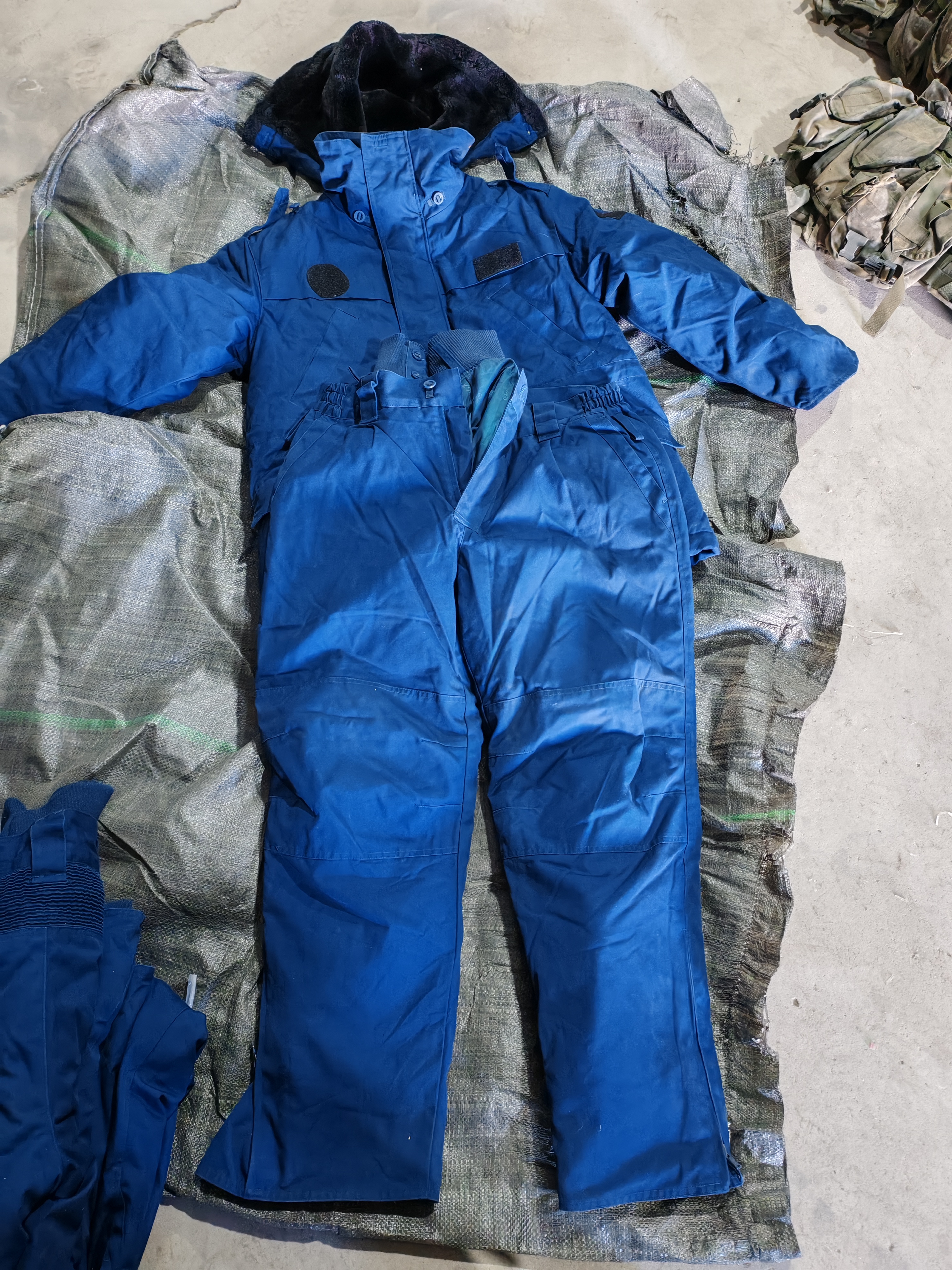 二手地勤棉服外套棉裤加厚短款棉大衣超厚作训大衣保暖防寒棉服