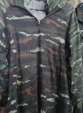 二手米彩服上衣男工作服春秋夏令营户外耐磨防撕裂教官训练服上衣