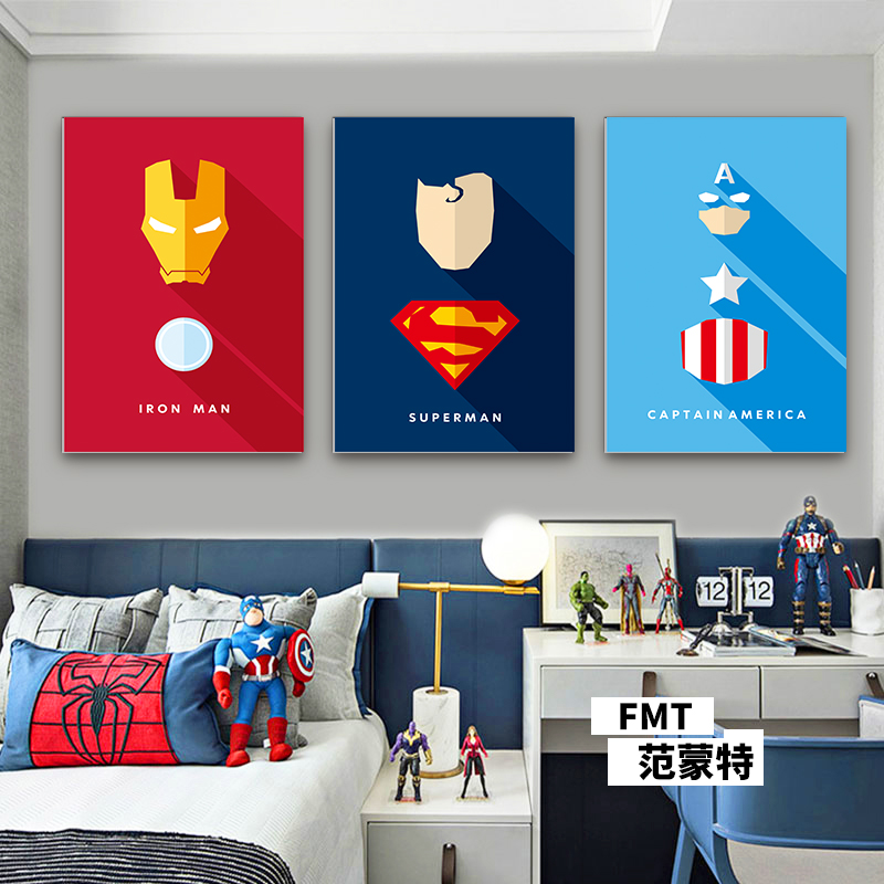 漫威十周年复仇者联盟海报贴纸