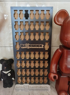 【新品】bearbrick100%展示板 方形板be@rbrick