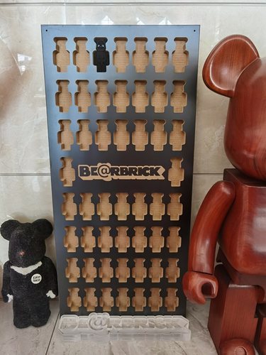 【新品】bearbrick100%展示板 方形板be@rbrick
