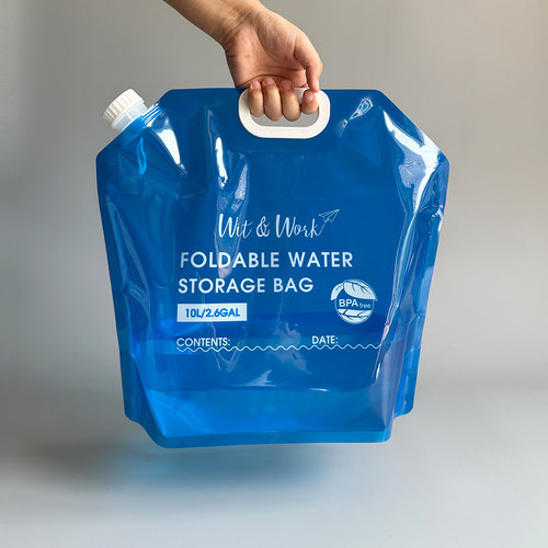 出英国户外野餐露营10L塑料水袋