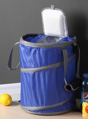 出口外单！17.59美金可折叠手提保温冰桶户外露营车载保鲜包冰包