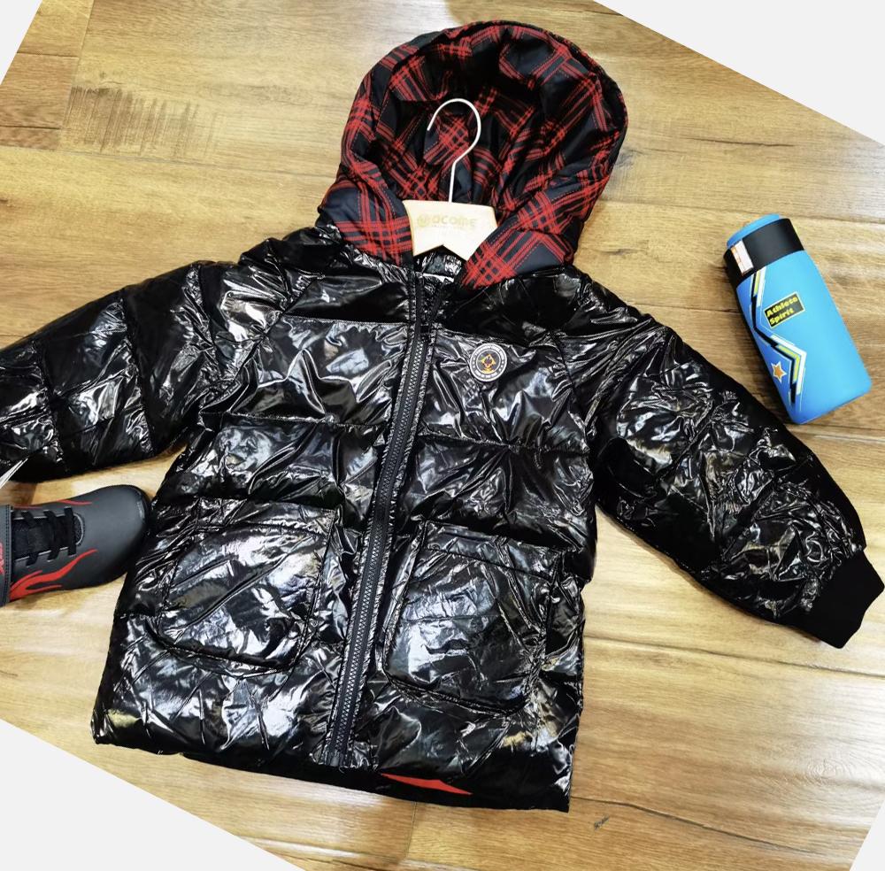 冬季儿童羽绒服男童连帽迪迪鹿女加厚羽绒外套