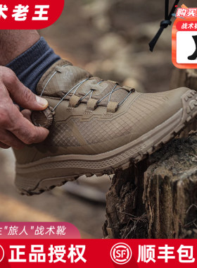 爱默生旅人战术靴户外徒步靴男鞋防滑透气作战靴低帮登山鞋夏季
