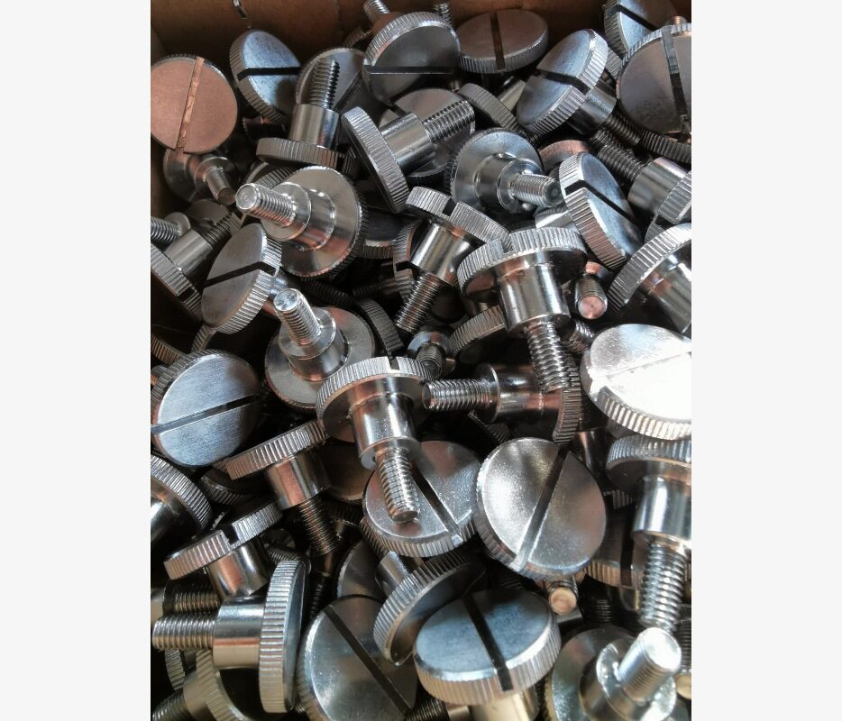 304不锈钢 DIN464 滚花头台阶螺钉 M6X10 台阶螺钉螺钉