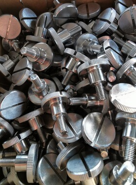 304不锈钢 DIN464 滚花头台阶螺钉 M6X10 台阶螺钉螺钉